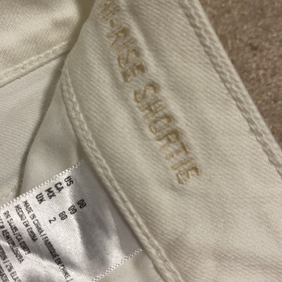 American eagle white high rise shorts - Picture 2 of 2